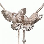 Golden pendant Doves