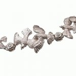 Golden bracelet Doves