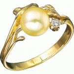 Golden ring Pearl fantasy
