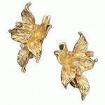 Golden earrings Nettle