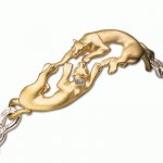Golden bracelet Puma