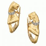 Golden earrings Puma