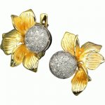 Golden earrings Sunny fantasy