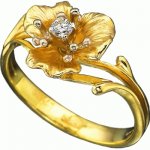 Golden ring Sunny meadow