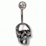 Silver pirsing Eternity black