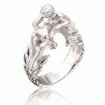 Silver ring Aquarius