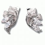 Silver earrings Meadow fantasy