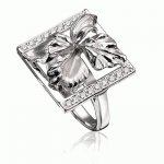 Silver ring Orchid