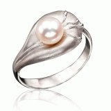 Silver ring Water lily